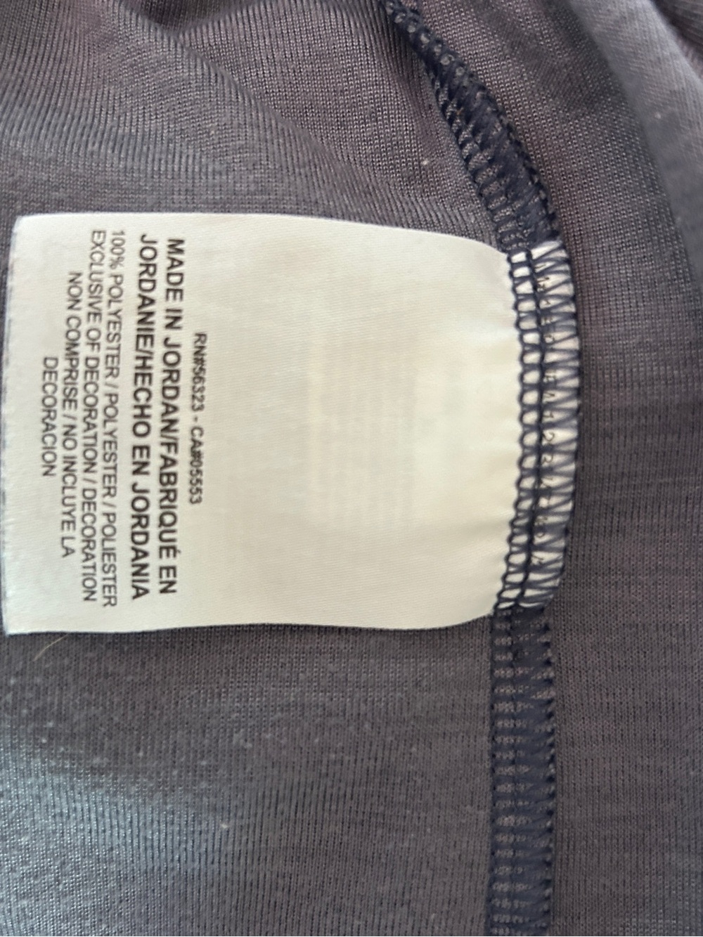 Nike Men’s Long-Sleeve Dri-FIT Quarter-Zip - Heather Blue/Gray XL - Picture 5 of 7